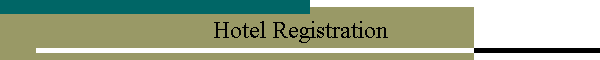 Hotel Registration